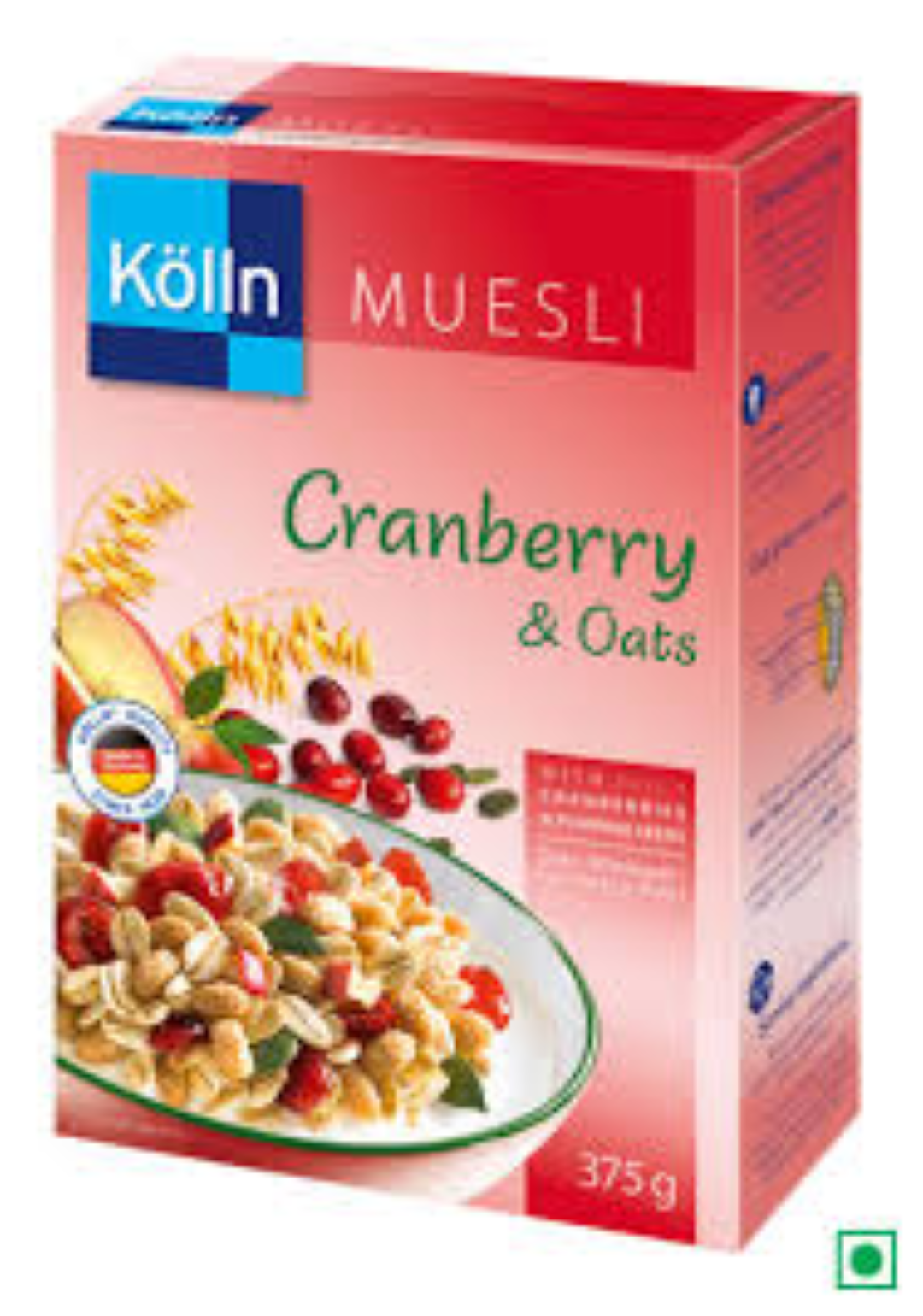 KOLLN MUESLI CRANBERRY 375G